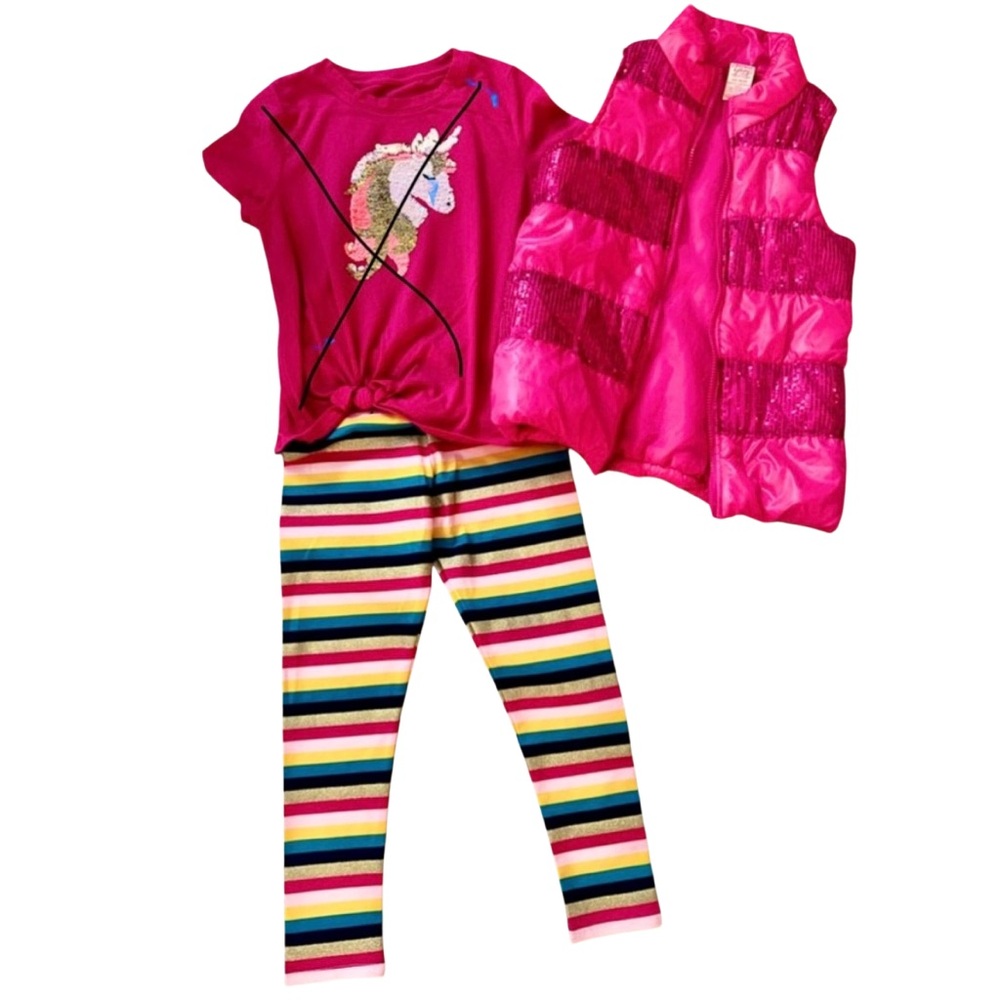 Isaac Mizrahi Pink Outfit Girls Size 8-10 4/$25